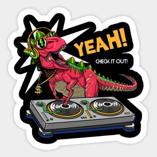 Yeah Dinosaur Sticker